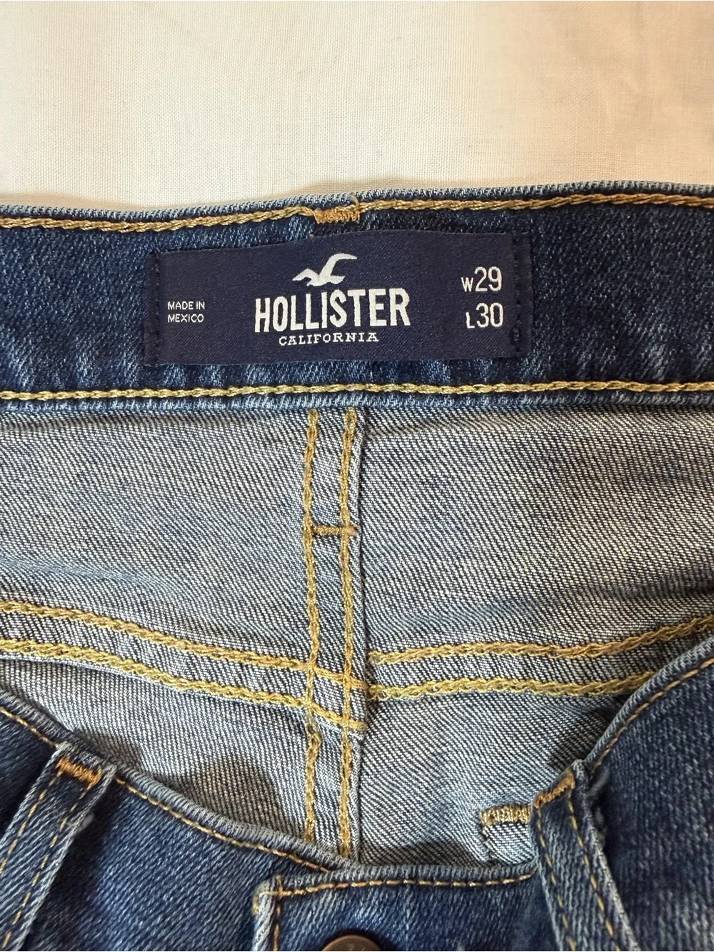 Hollister Skinny Epic Flex Dark Blue Jeans